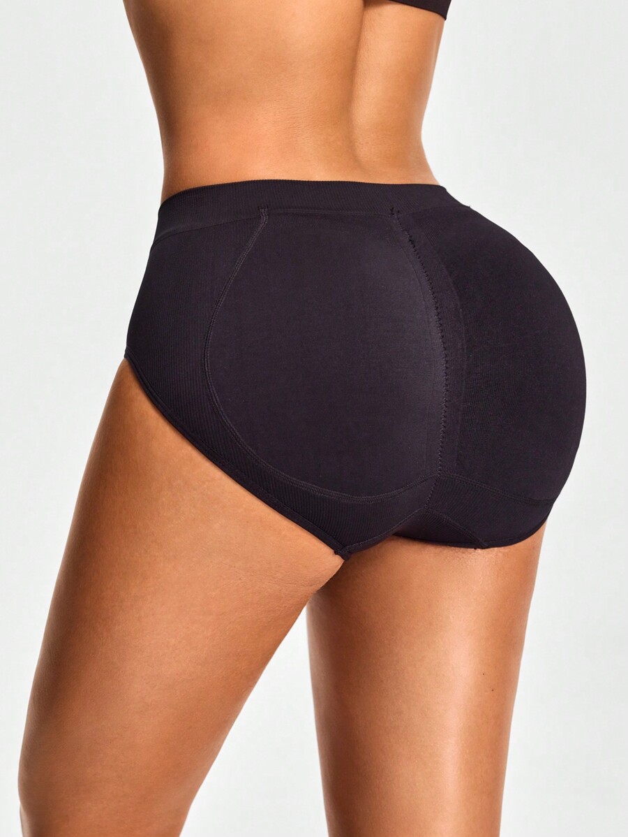 Seamless Underwear Women - Seamless Mid-Rise Padded Briefs With Butt