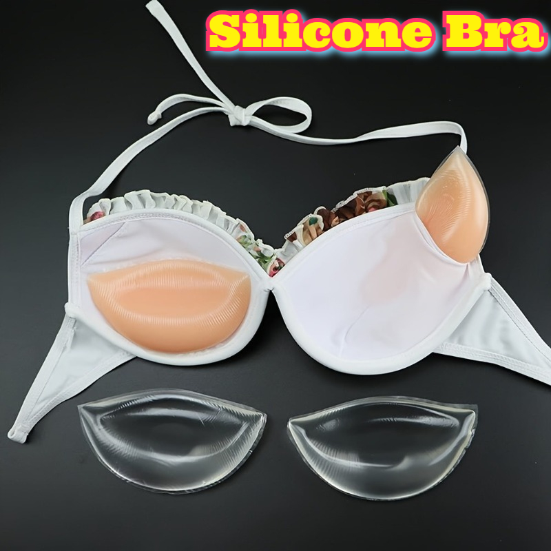 Silicone Bra Adhesive - Reusable Silicone Push Up Bra Inserts