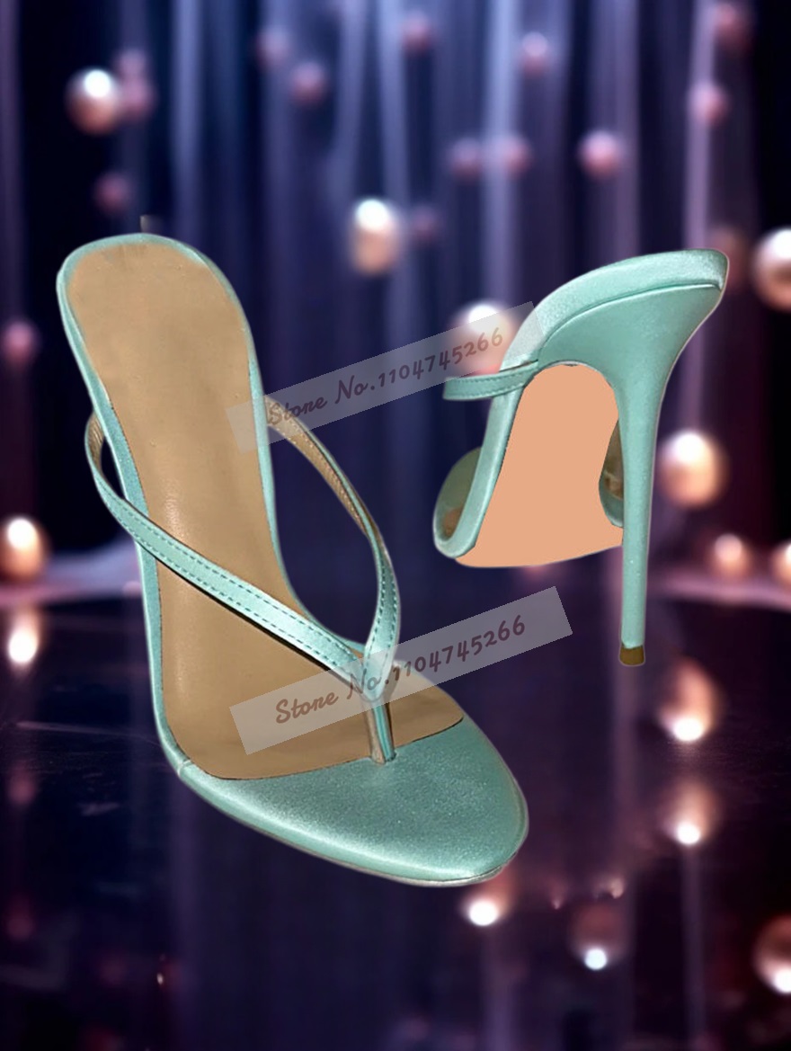 Light Green Satin Clip Toe Hig - Slip Dress Satin avaliação e preço