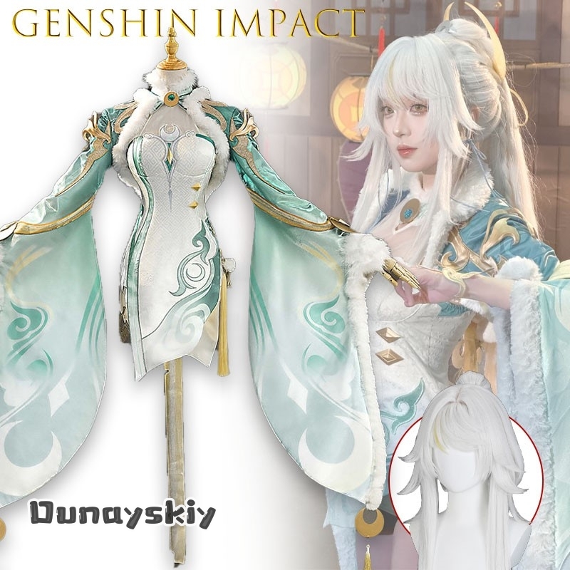 Genshin Impact Zi Bai An Everl - Robe Silk Women avaliação e preço