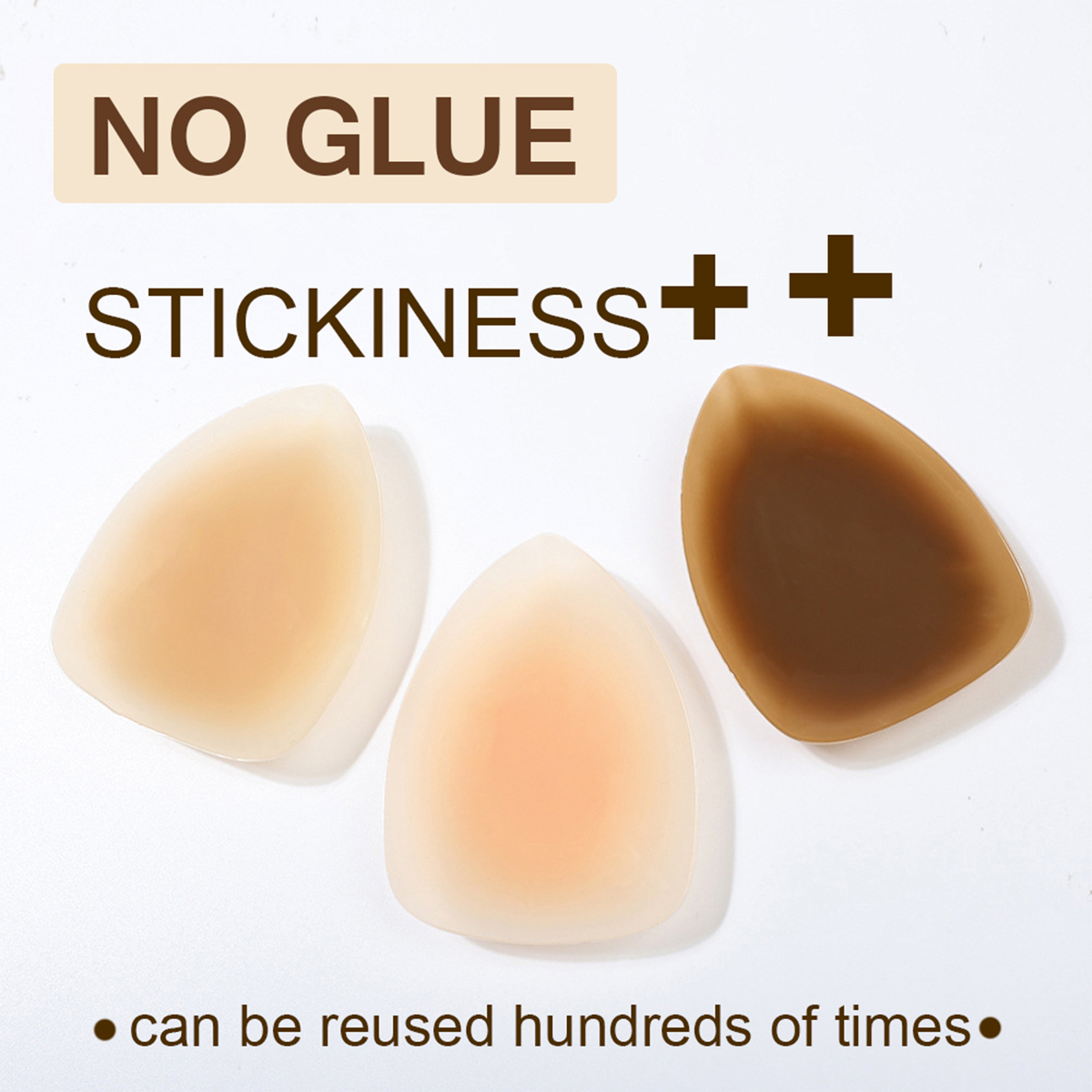 Reusable No Glue Triangle Lift - Nipple Cover Pasties avaliação e preço