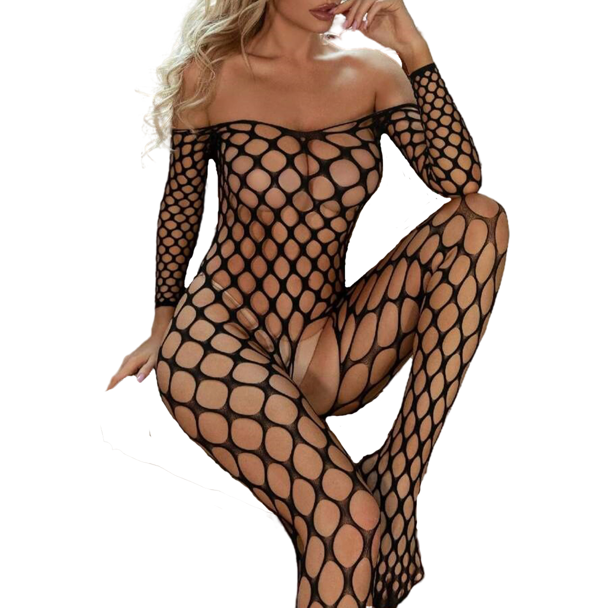 Sexy Lingerie Women Hollow Bod - Bodystocking Fishnet avaliação e preço