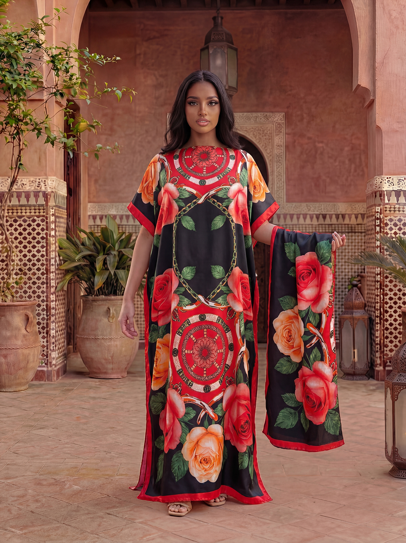 New Style Long Loose Silk Blen - Robe Silk Women avaliação e preço