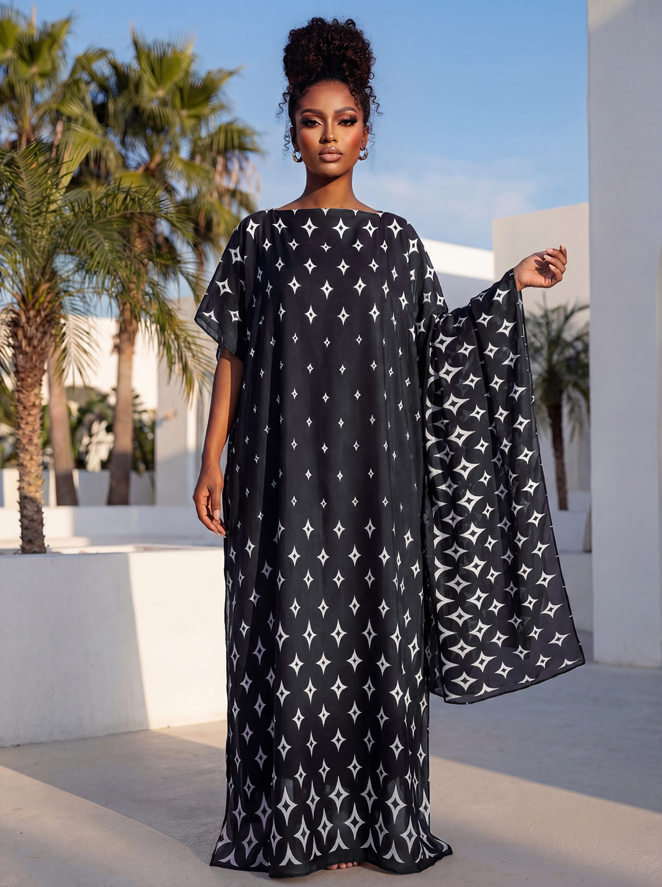 New Style Long Loose Silk Blen - Robe Silk Women avaliação e preço