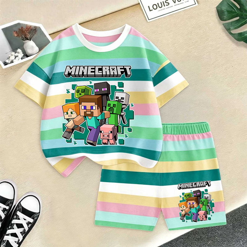 Minecrafted Girl boy Summer T  - Boyshort Underwear avaliação e preço