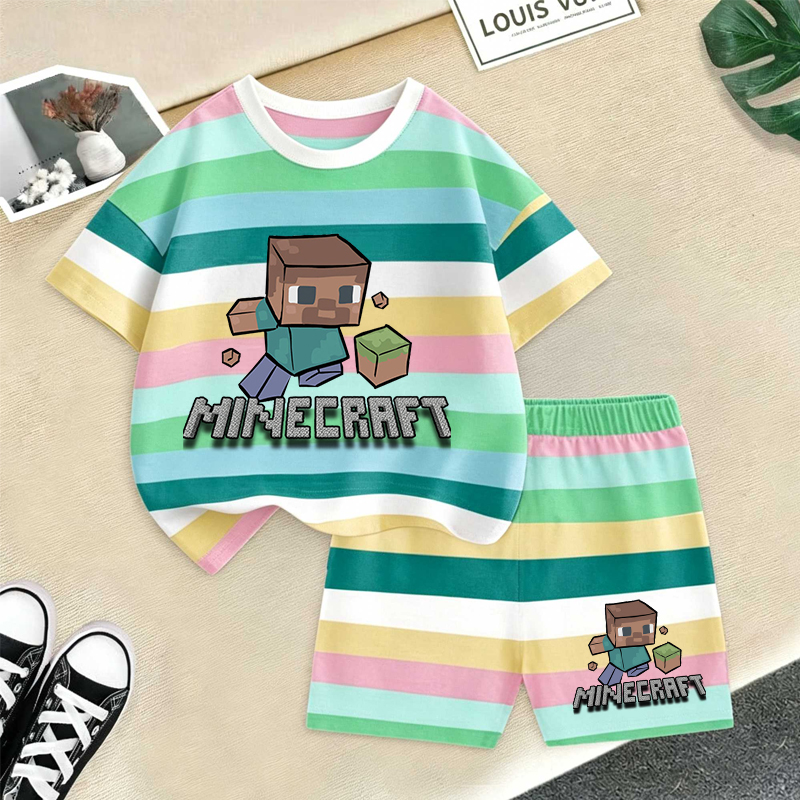 Minecrafted Girl boy Summer T  - Boyshort Underwear avaliação e preço