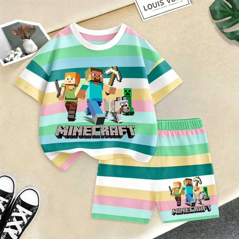 Minecrafted Girl boy Summer T  - Boyshort Underwear avaliação e preço