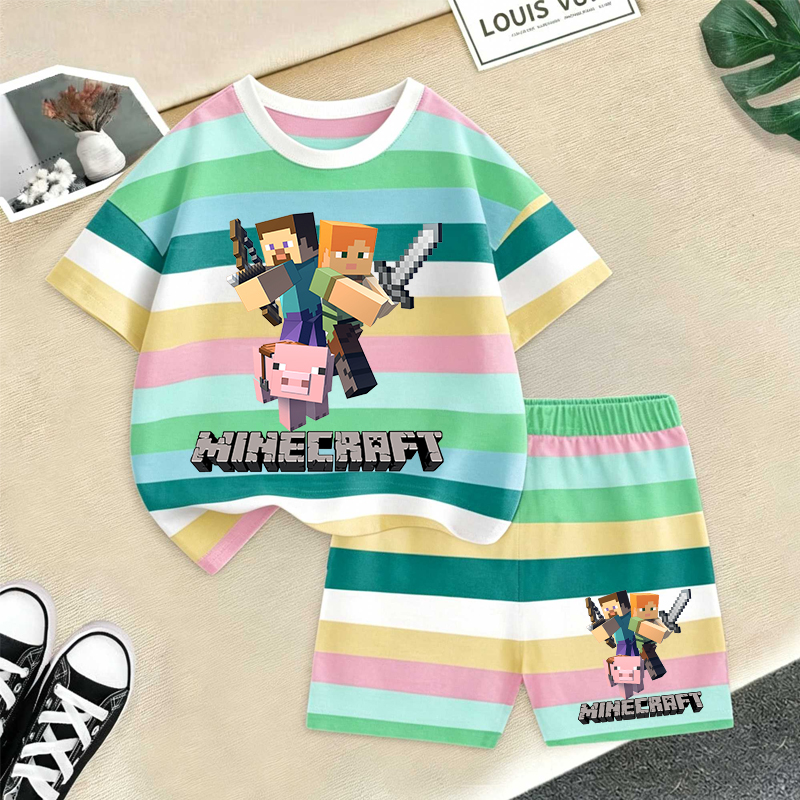 Minecrafted Girl boy Summer T  - Boyshort Underwear avaliação e preço