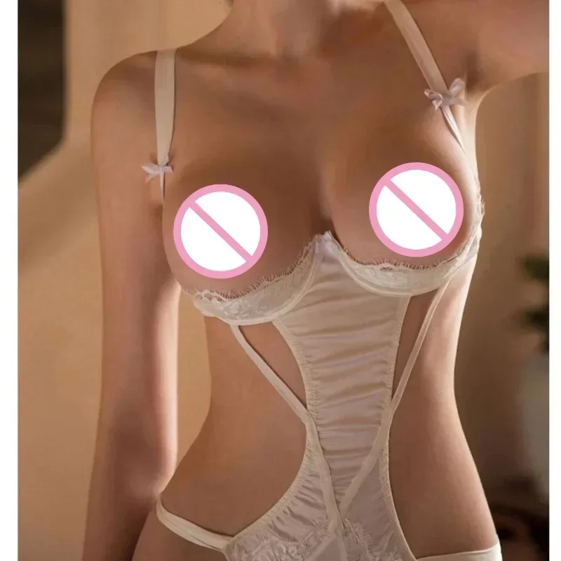 Women Sexy Lingerie Lace Sexie - Lace Teddy Lingerie avaliação e preço