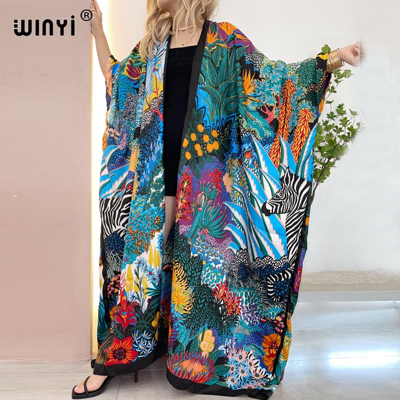 WINYI Africa Middle East kimon - Robe Silk Women avaliação e preço