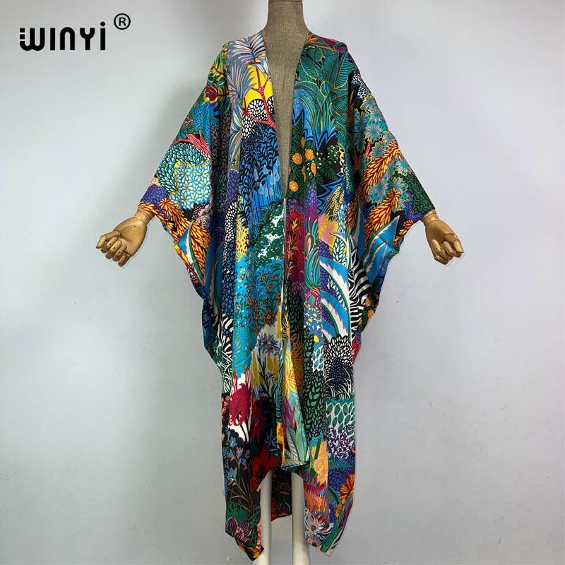 WINYI Africa Middle East kimon - Robe Silk Women avaliação e preço