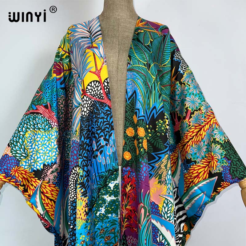 WINYI Africa Middle East kimon - Robe Silk Women avaliação e preço