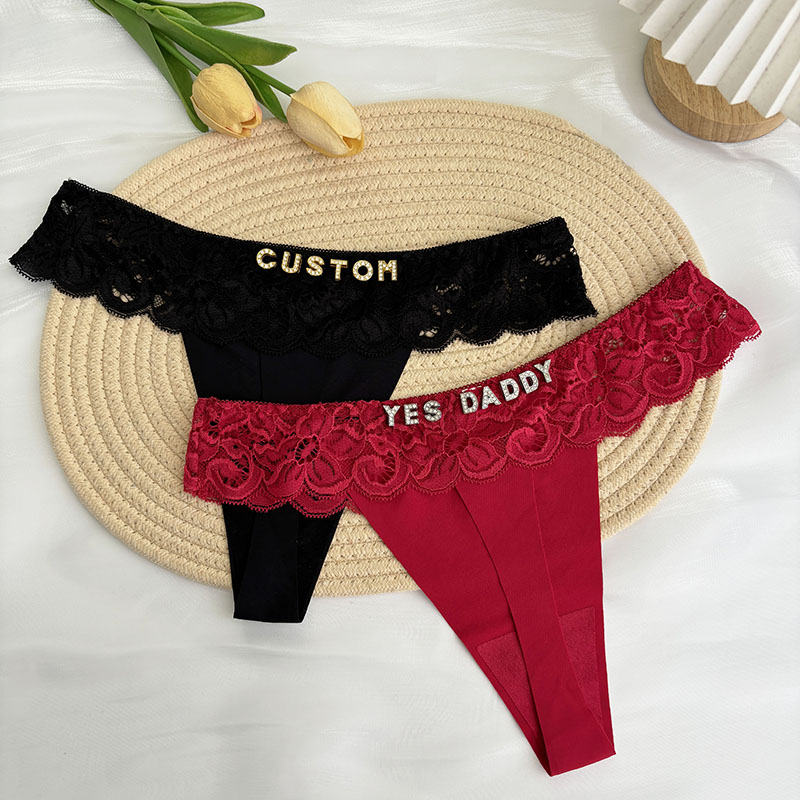 Personalized Custom Thong Name - Thong Bikini Women avaliação e preço