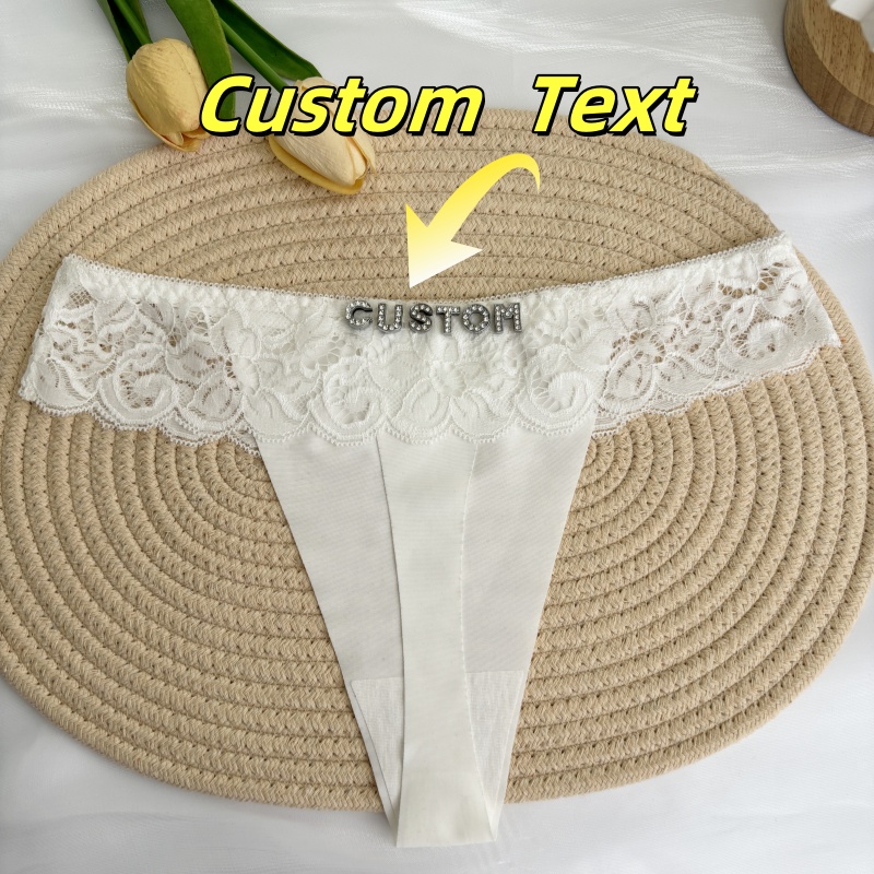 Personalized Custom Thong Name - Thong Bikini Women avaliação e preço
