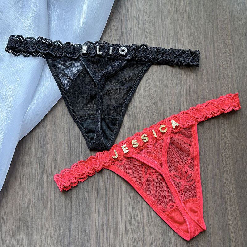Custom Thong Panties Name Crys - Thong Bikini Women avaliação e preço