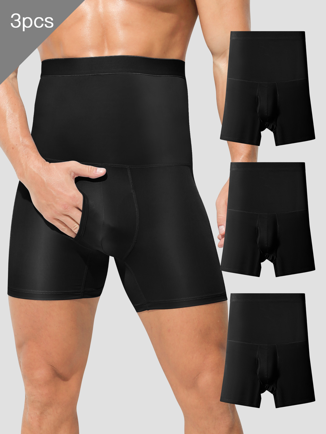 3PCS Men's sports underwear: h - Corset Waist Cinch avaliação e preço