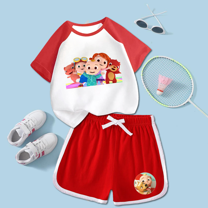 2PCS Cocomelons Kids T-shirts  - Boyshort Underwear avaliação e preço