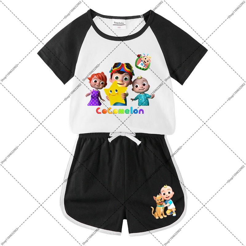 2PCS Cocomelons Kids T-shirts  - Boyshort Underwear avaliação e preço