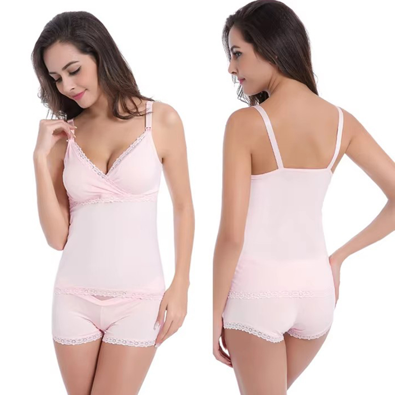 Maternity Clothes Women's Slee - Nursing Bra Sleep avaliação e preço