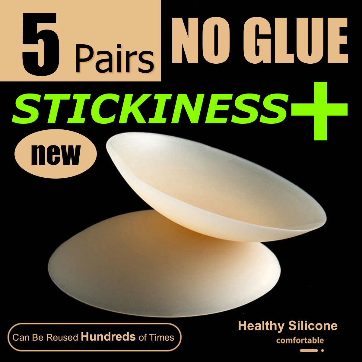 5 Pairs More Sticky 10cm No Tr - Nipple Cover Pasties avaliação e preço