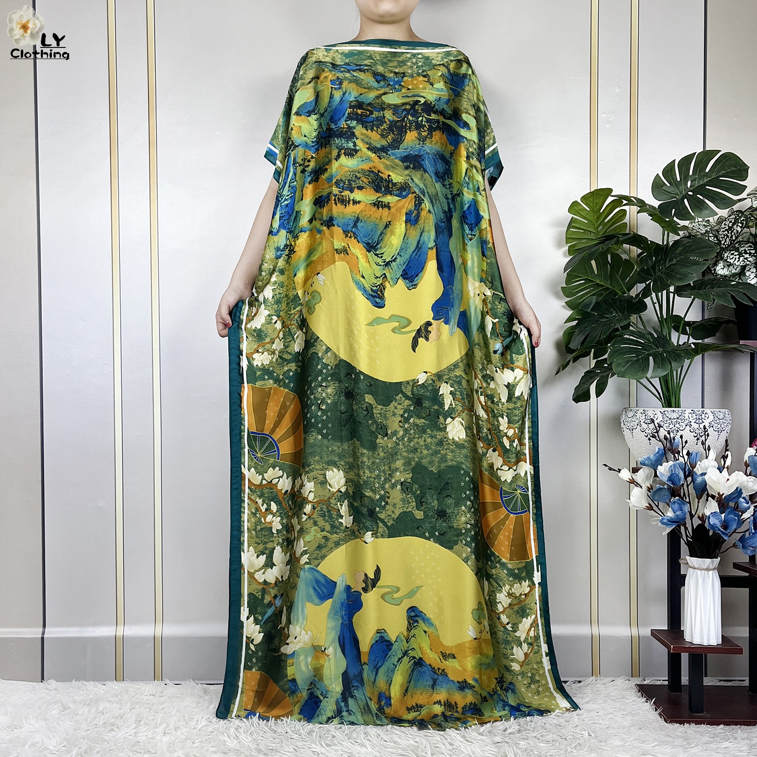 Muslim Abayas For Women 2023 N - Robe Silk Women avaliação e preço