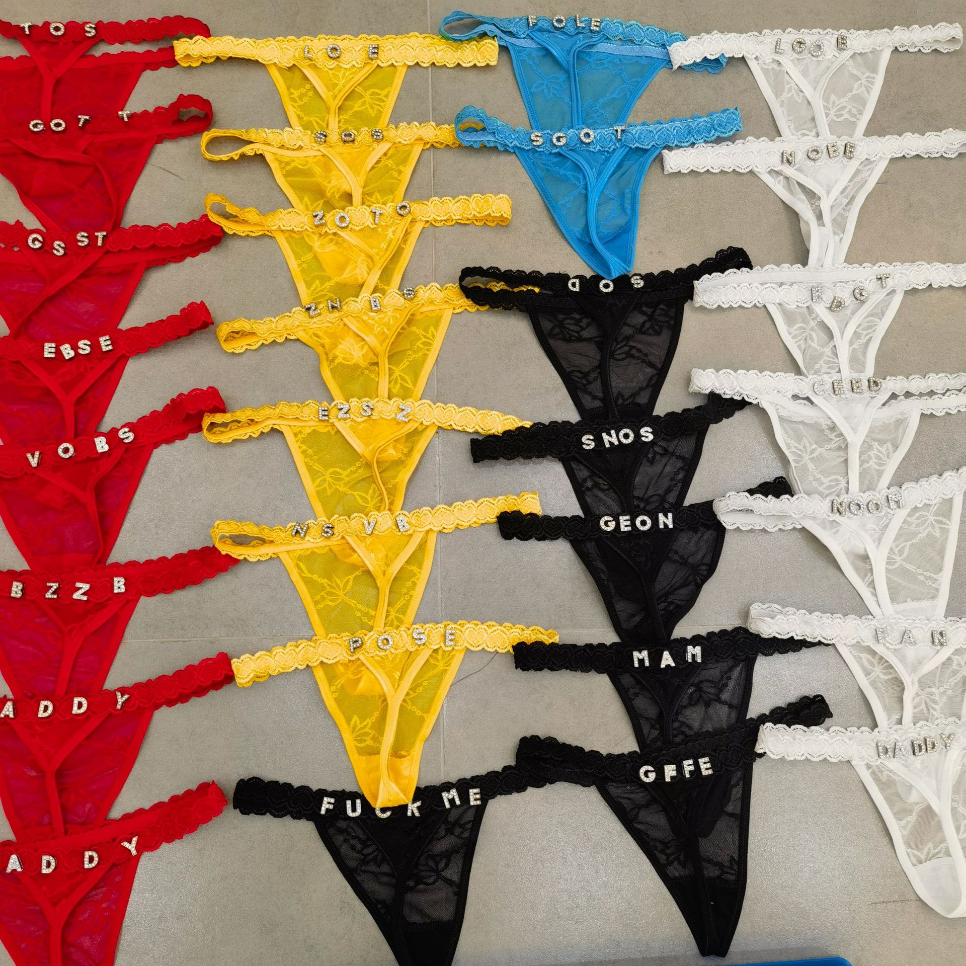 Customize Thongs Crystal Name  - Thong Bikini Women avaliação e preço