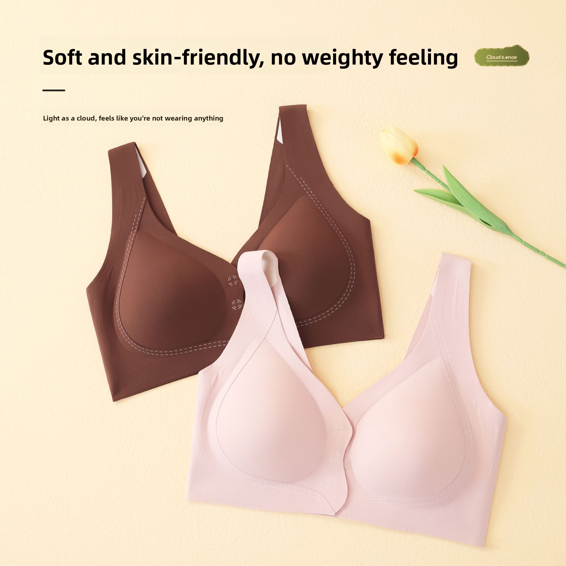 Soft Support Nursing Bra with  - Push Up Bra Padded avaliação e preço