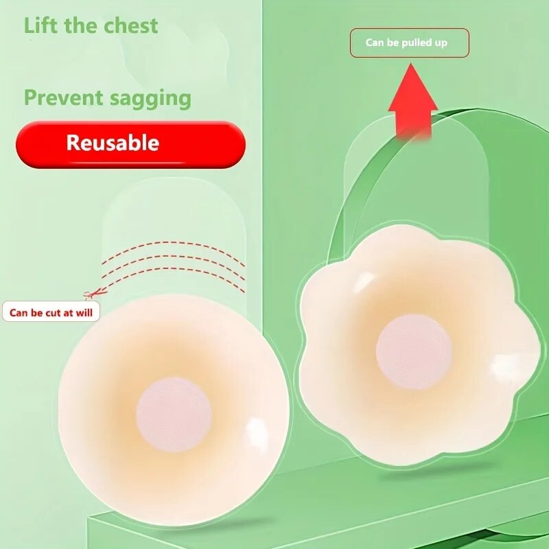 1Pairs Silicone Nipple Cover L - Push Up Bra Padded avaliação e preço