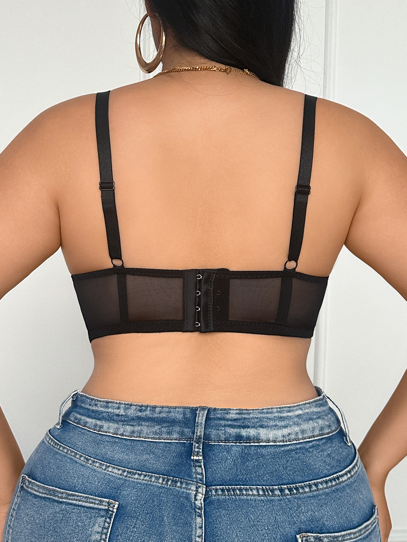 Wide Strap Plus Size Women Bra - Push Up Bra Padded avaliação e preço