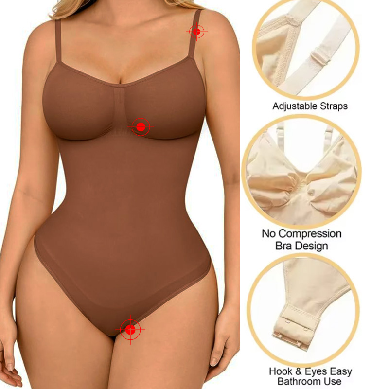 GUUDIA Spandex Bodysuit Thong  - Shapewear Bodysuit Firm avaliação e preço