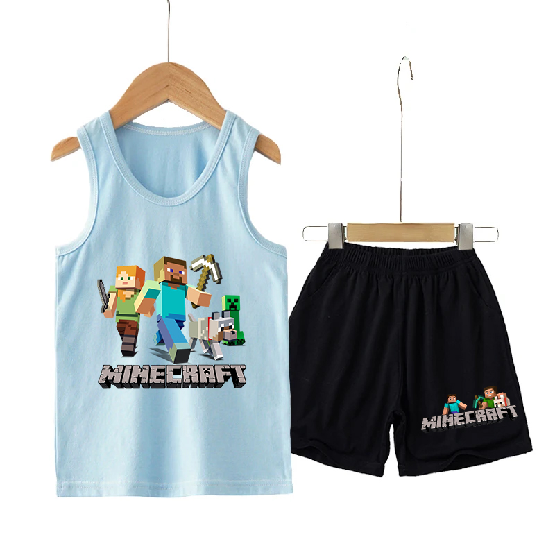 Minecrafted Children Vest+shor - Boyshort Underwear avaliação e preço