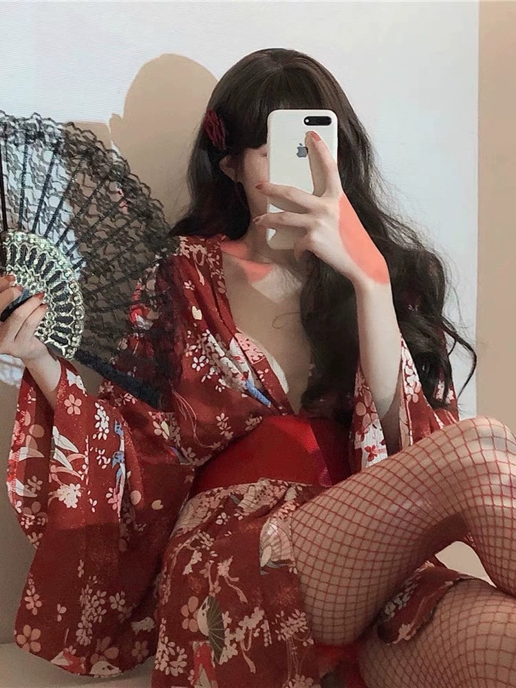 Sex Japanese Kimono Sexy Sleep - Robe Silk Women avaliação e preço