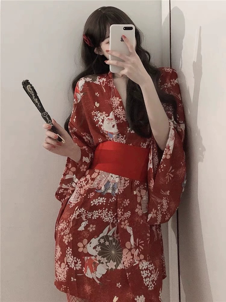 Sex Japanese Kimono Sexy Sleep - Robe Silk Women avaliação e preço