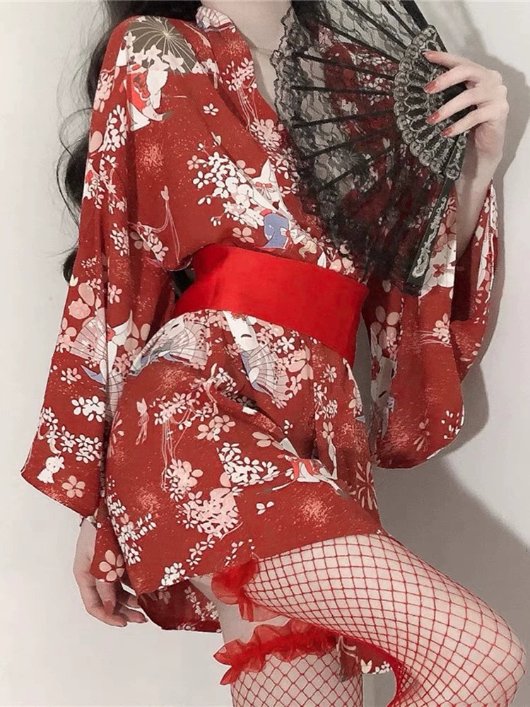 Sex Japanese Kimono Sexy Sleep - Robe Silk Women avaliação e preço
