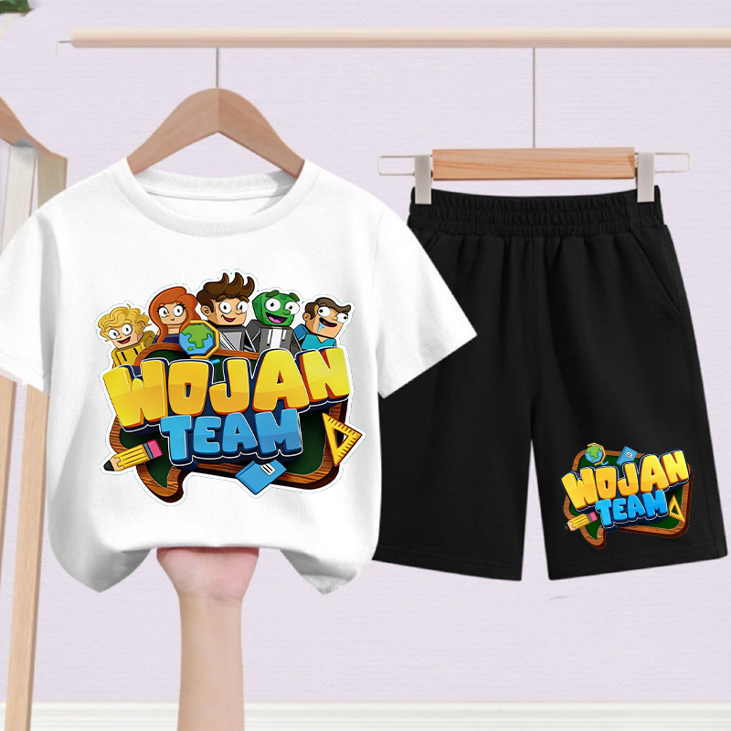2pcs Wojan Team Kids T-shirts  - Boyshort Underwear avaliação e preço