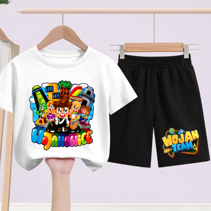 2pcs Wojan Team Kids T-shirts  - Boyshort Underwear avaliação e preço