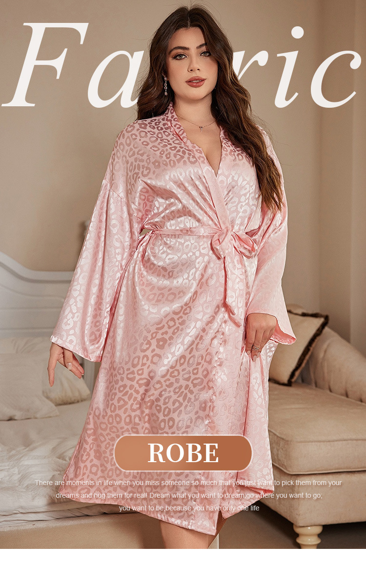 Plus Size Robe Pajama Women Sl - Robe Silk Women avaliação e preço