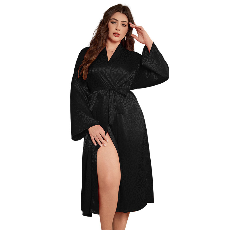 Plus Size Robe Pajama Women Sl - Robe Silk Women avaliação e preço