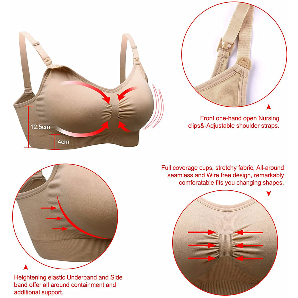 Womens Maternity  Nursing Bra  - Nursing Bra Sleep avaliação e preço
