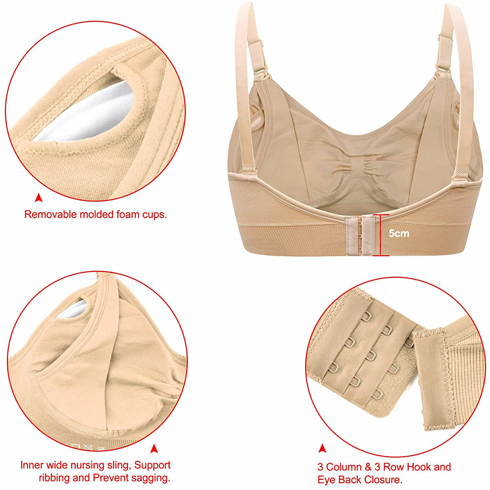 Womens Maternity  Nursing Bra  - Nursing Bra Sleep avaliação e preço