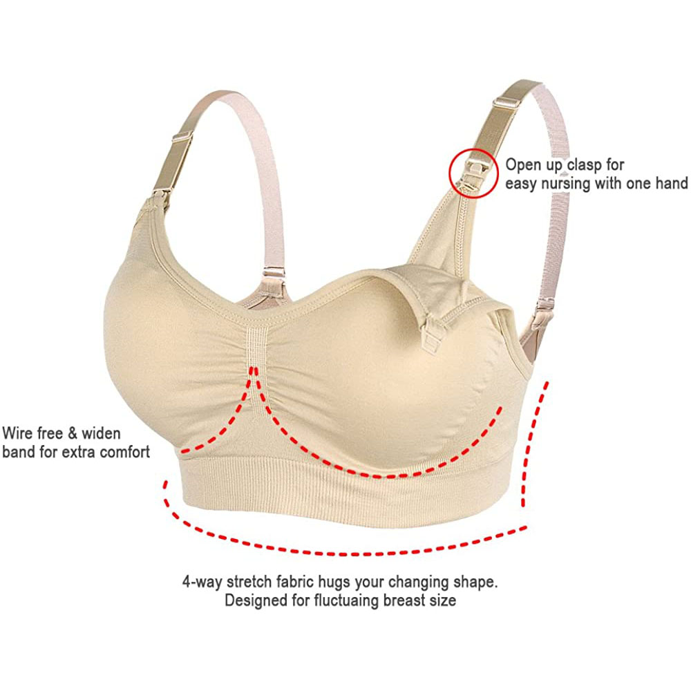 Womens Maternity  Nursing Bra  - Nursing Bra Sleep avaliação e preço