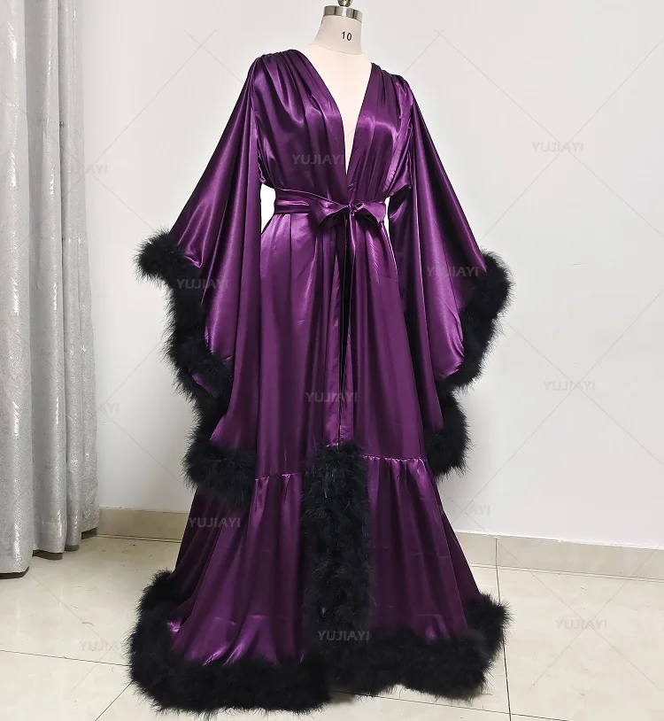 Customized Bathrobe for Women  - Robe Silk Women avaliação e preço