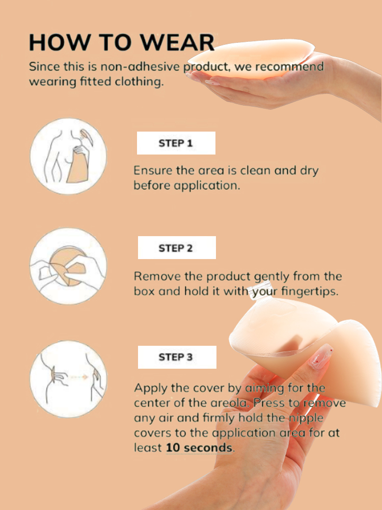 Women's Reusable Invisible Sil - Nipple Cover Pasties avaliação e preço