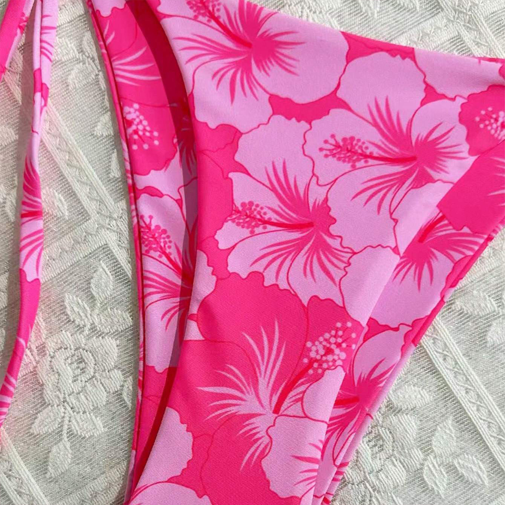 Women's Printed Vest Bikini+Th - Thong Bikini Women avaliação e preço