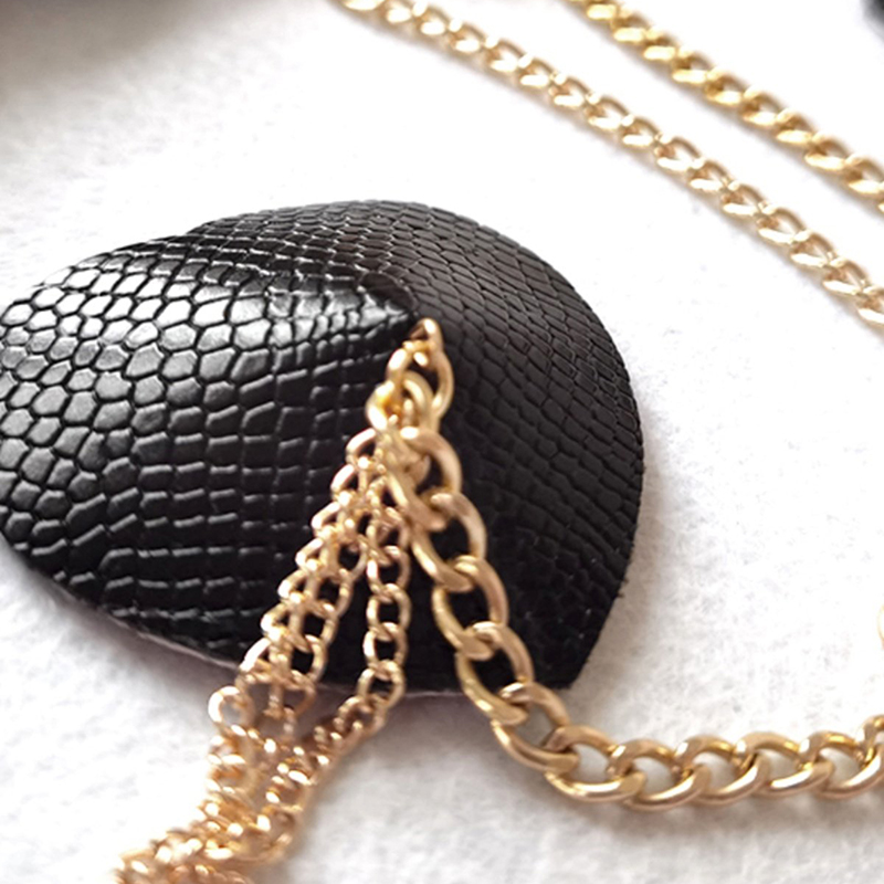 Sexy Metal Chain Linked Nipple - Nipple Cover Pasties avaliação e preço