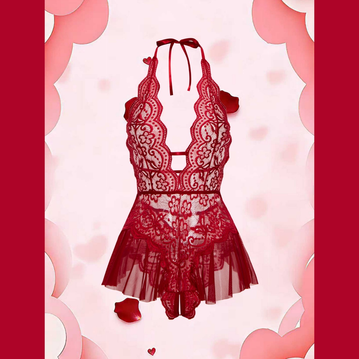 Erotic Crotchless Hot Lingerie - Lace Teddy Lingerie avaliação e preço