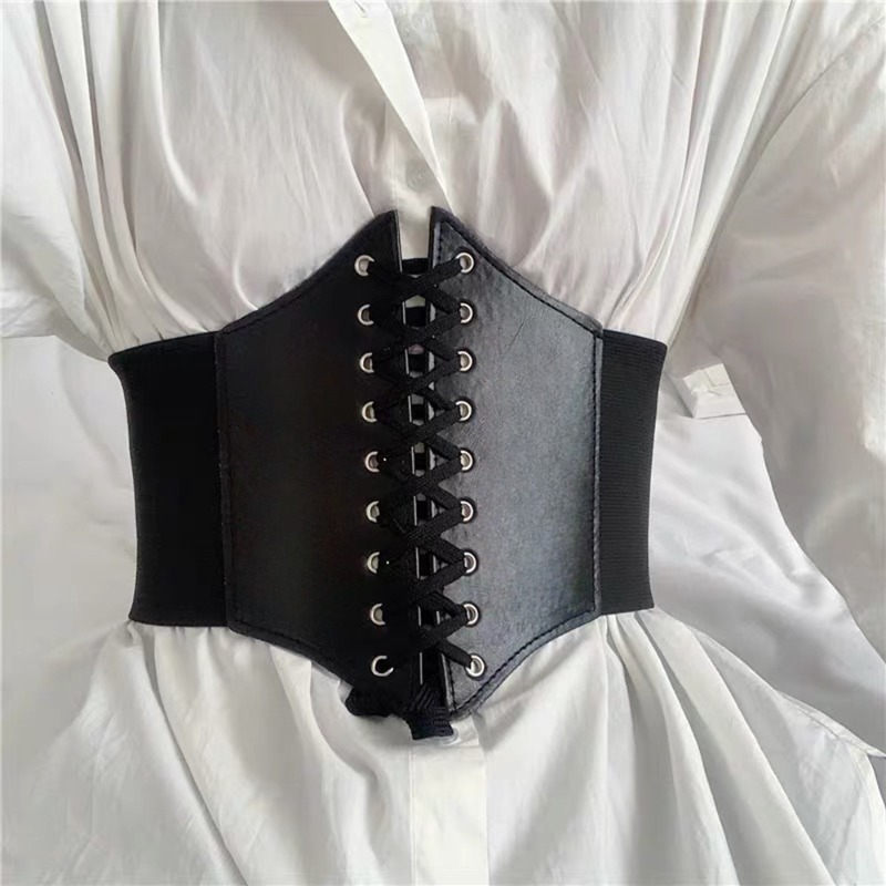 Fashion Corset Wide Belts Faux - Corset Waist Cinch avaliação e preço