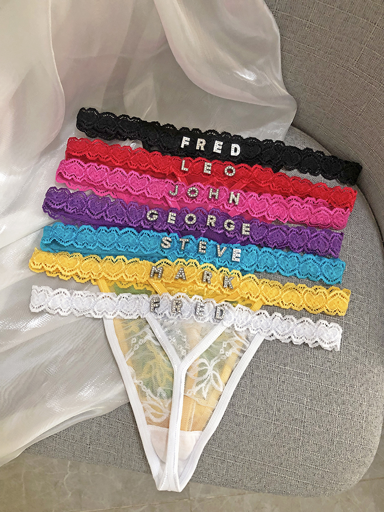 Custom Thong Panties with Name - Thong Bikini Women avaliação e preço