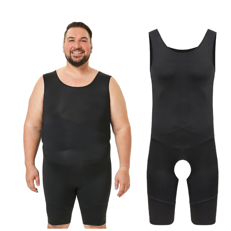 Men's Shapewear Bodysuit Tummy - Shapewear Bodysuit Firm avaliação e preço