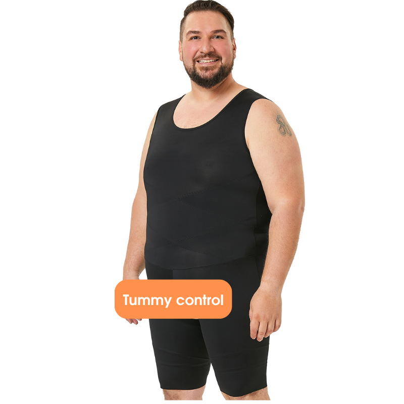 Men's Shapewear Bodysuit Tummy - Shapewear Bodysuit Firm avaliação e preço